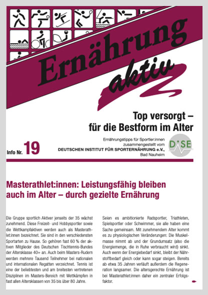 Ernährung aktiv Nr. 19 Master-Athleten