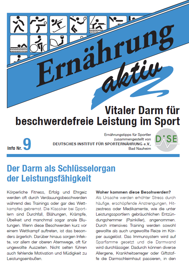 Ernährung aktiv Nr. 9 Darm und Sport