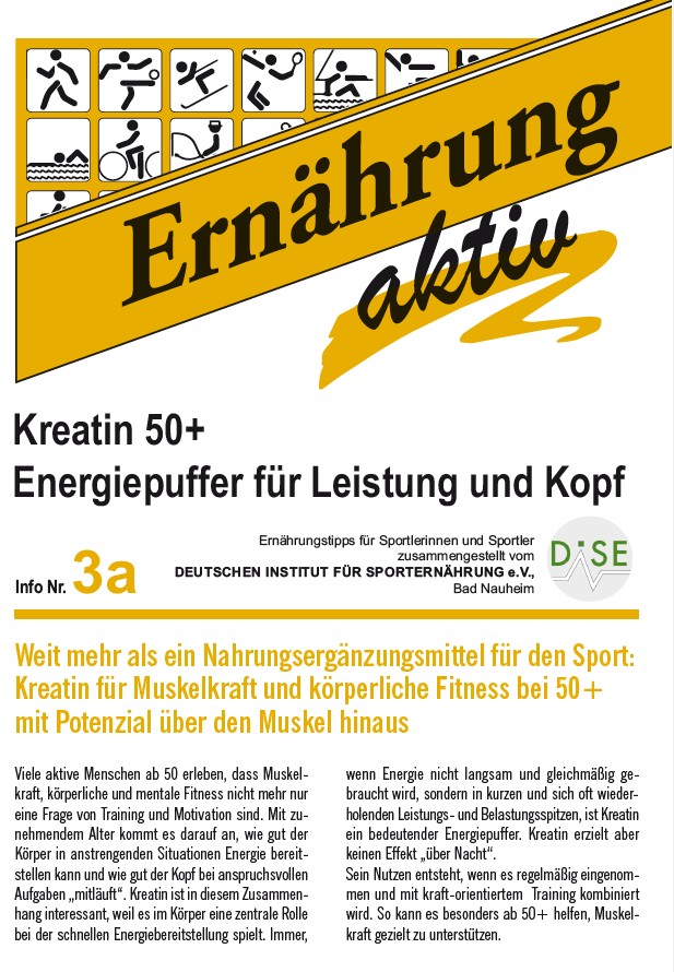 Ernährung aktiv Nr. 3a Kreatin 50+